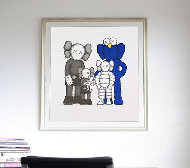 KAWSのFamilyのシルクスクリーンがご購入いただけます。 ー NOISEKING