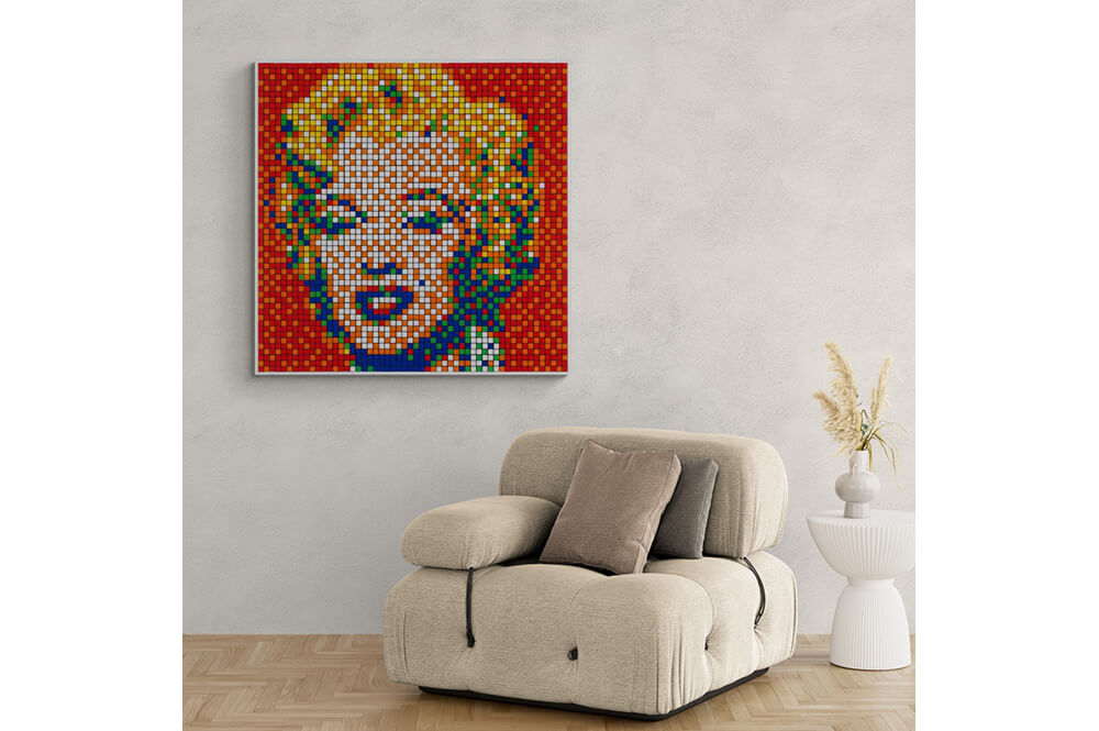 INVADERの作品「Rubik Shot Red Marilyn」を販売しています。 ー