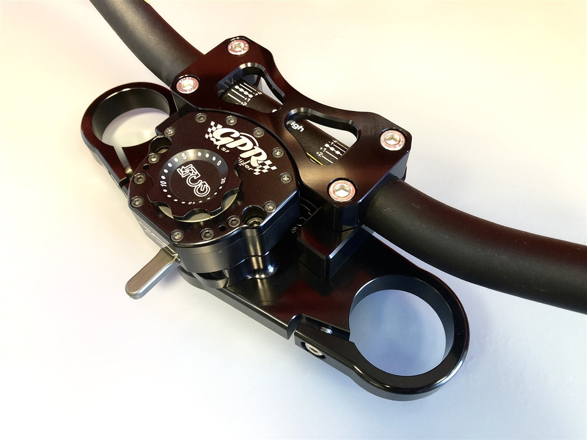 2009-2012 Kawasaki ZX6R 636 Top Triple Clamp With Dirt Bar Mounts