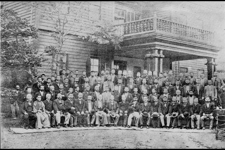 立憲政友会成立当時の写真 明治33年10月3日 『立憲政友会史』第1巻所収