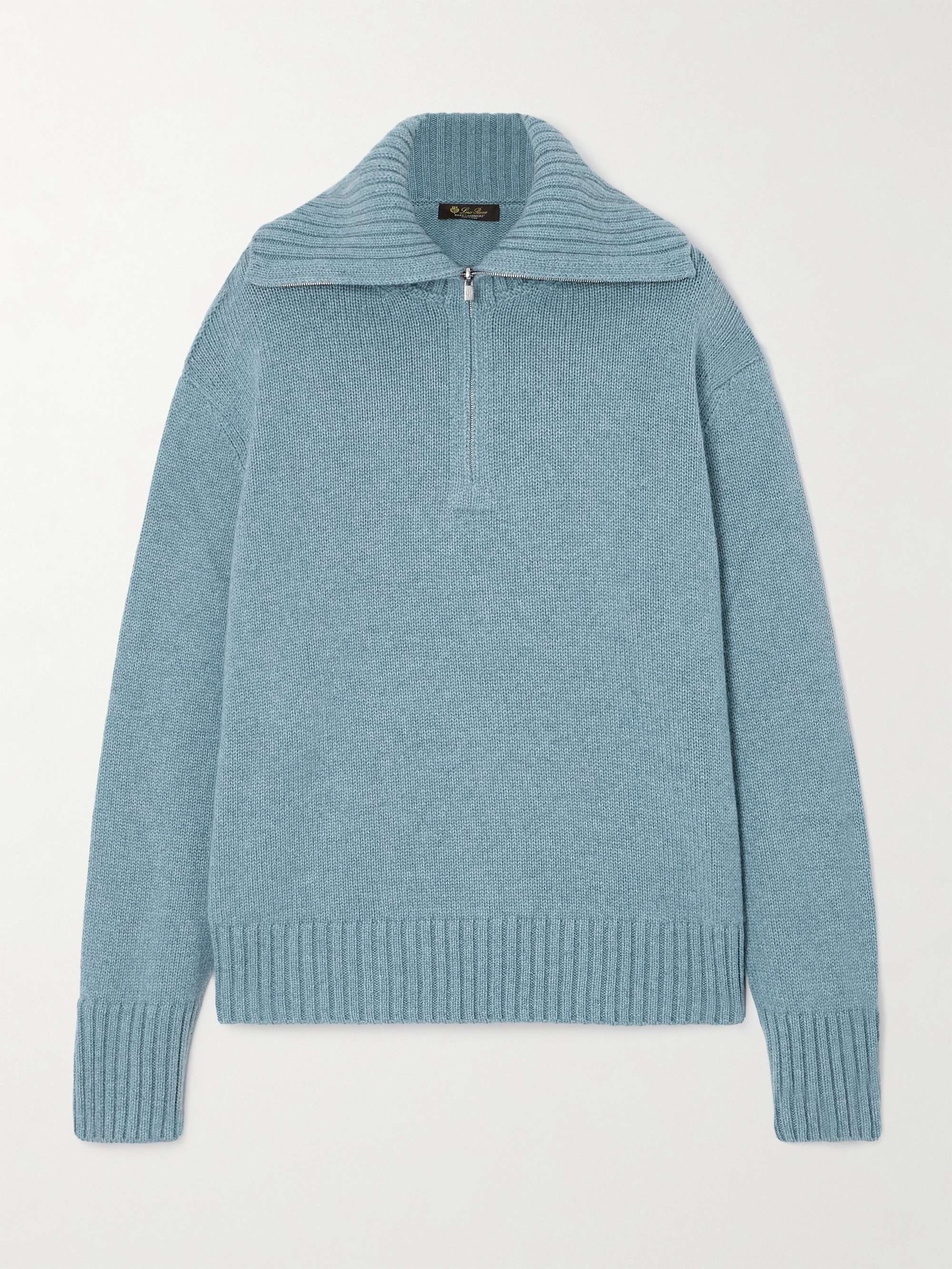 LORO PIANA Cashmere half-zip sweater | NET-A-PORTER