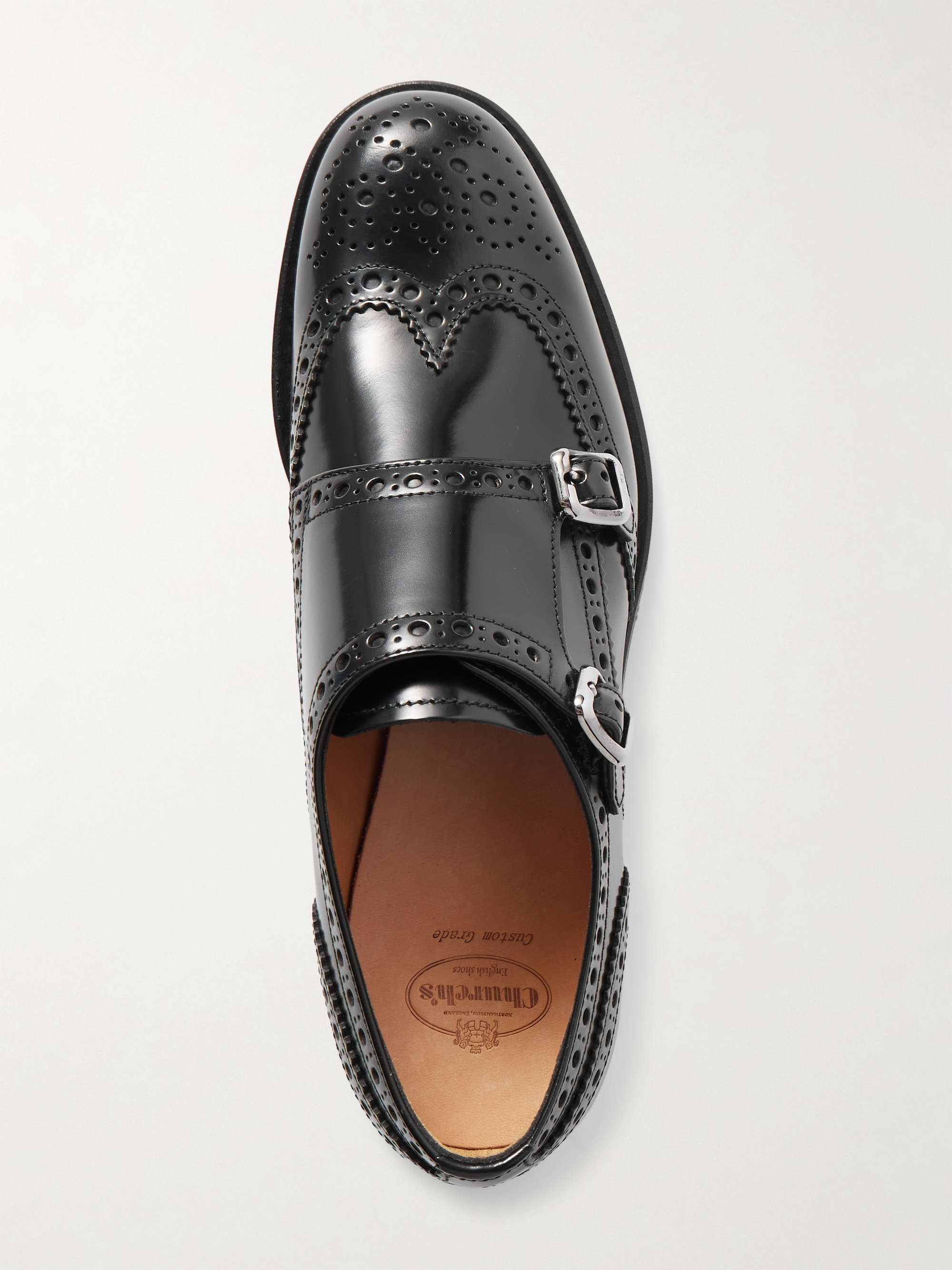 CHURCH'S Lana R leather brogues | NET-A-PORTER