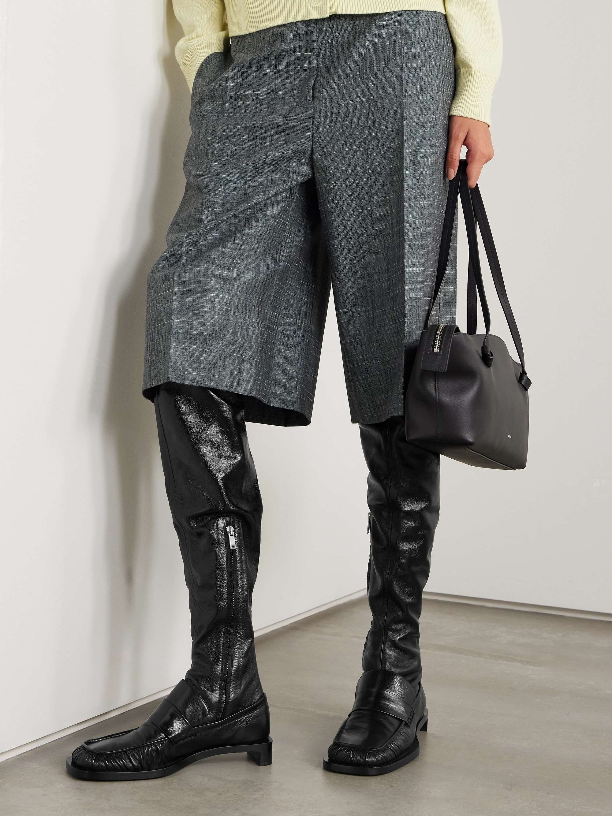 JIL SANDER Leather boots | NET-A-PORTER