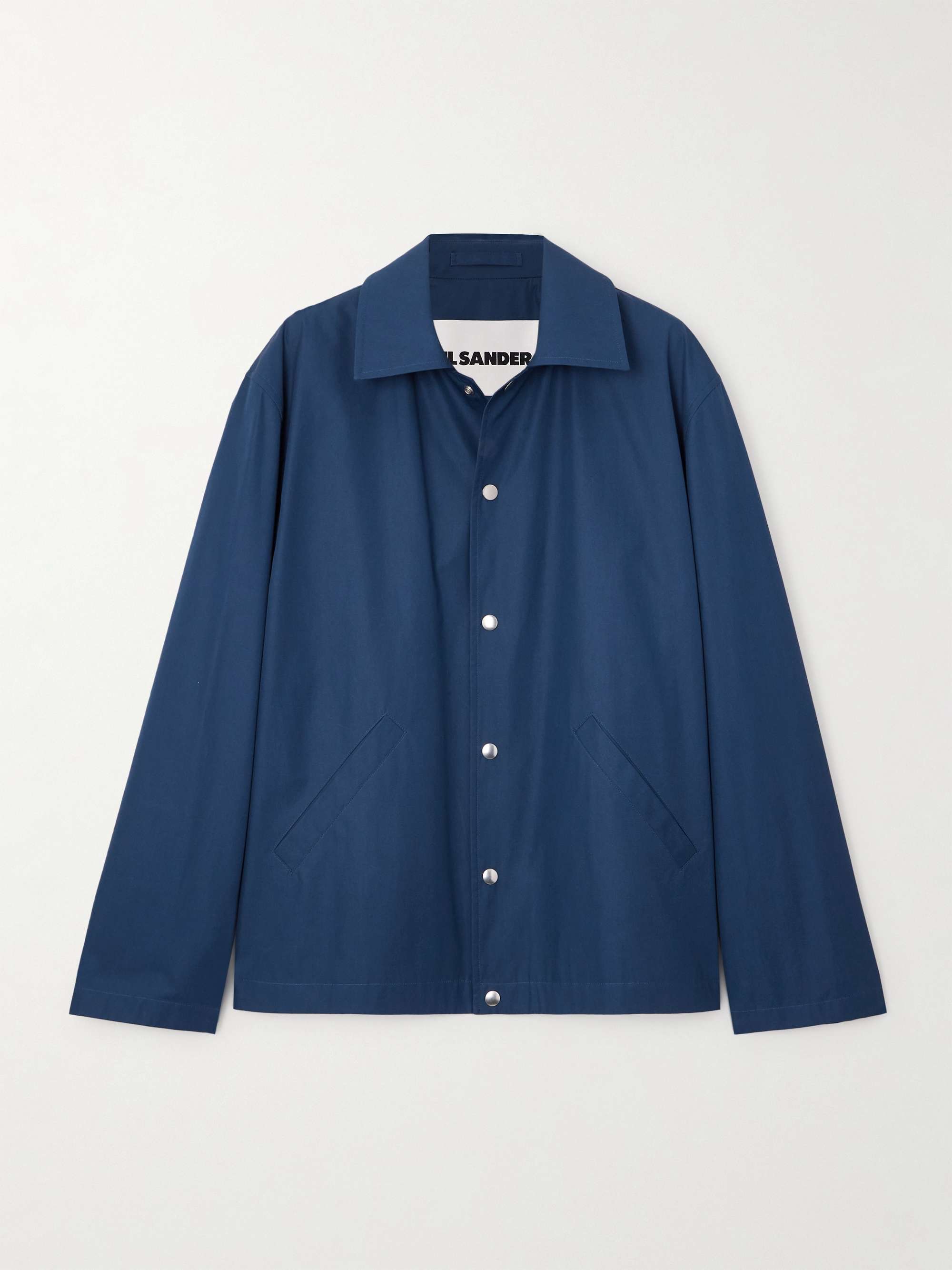 JIL SANDER Printed cotton-taffeta jacket | NET-A-PORTER