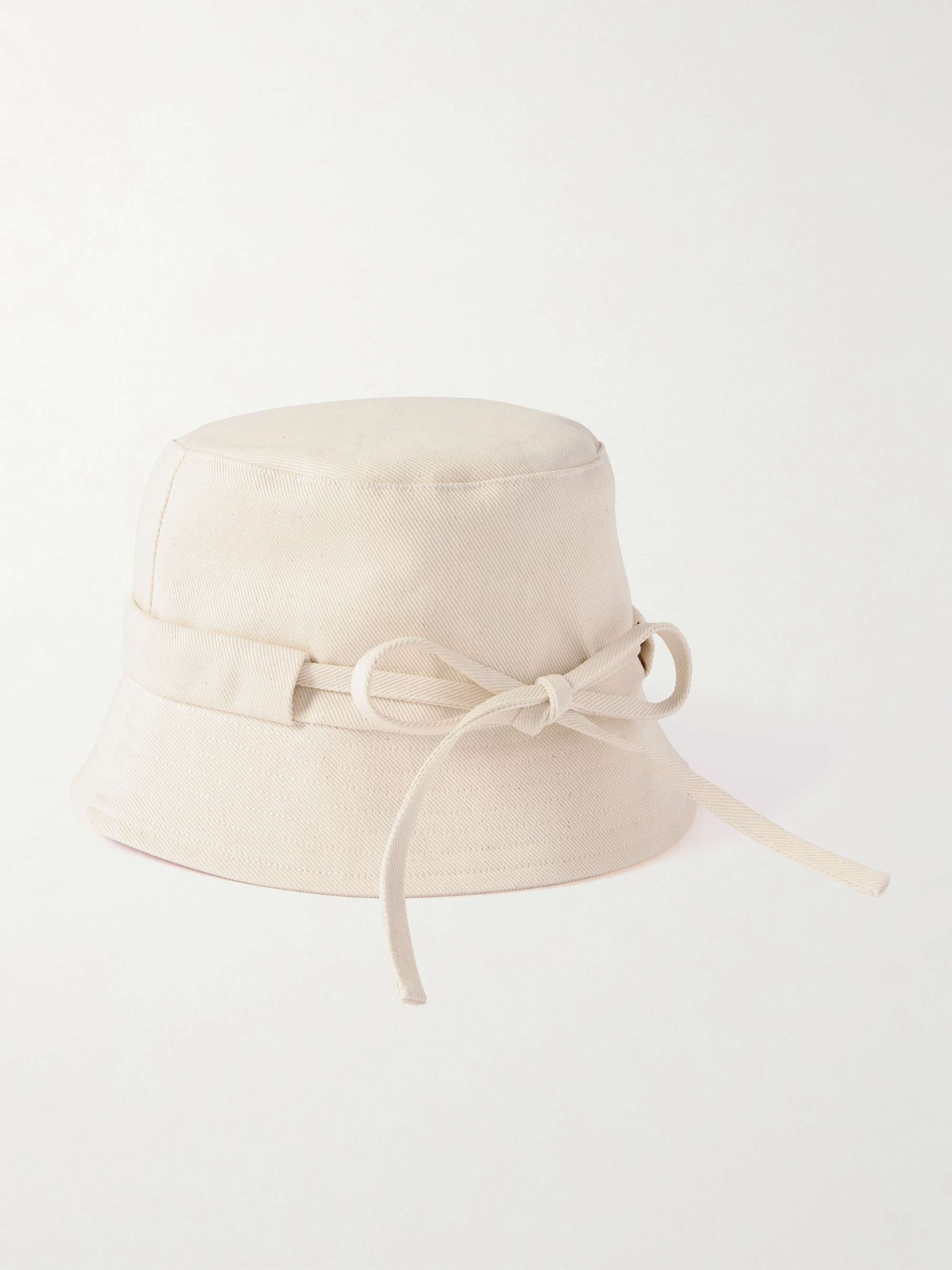 JACQUEMUS The Gadjo embellished cotton-canvas bucket hat | NET-A