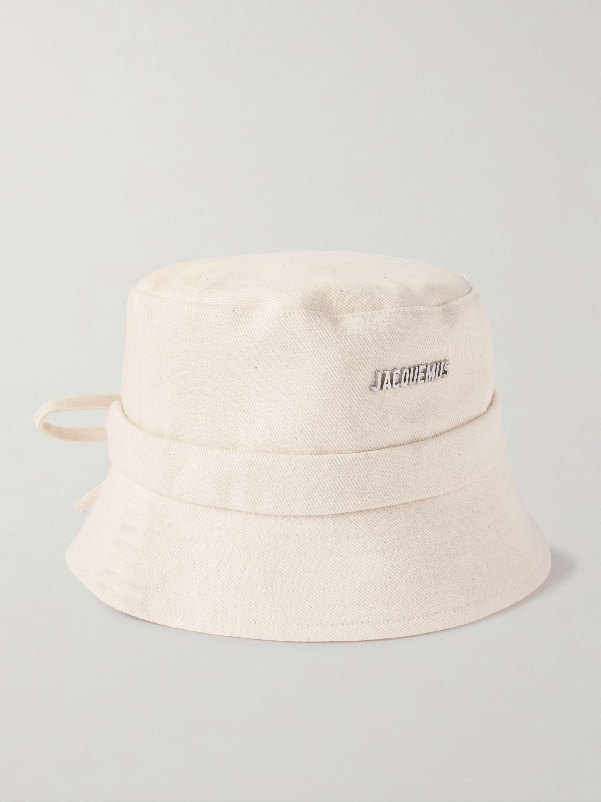 JACQUEMUS The Gadjo embellished cotton-canvas bucket hat | NET-A
