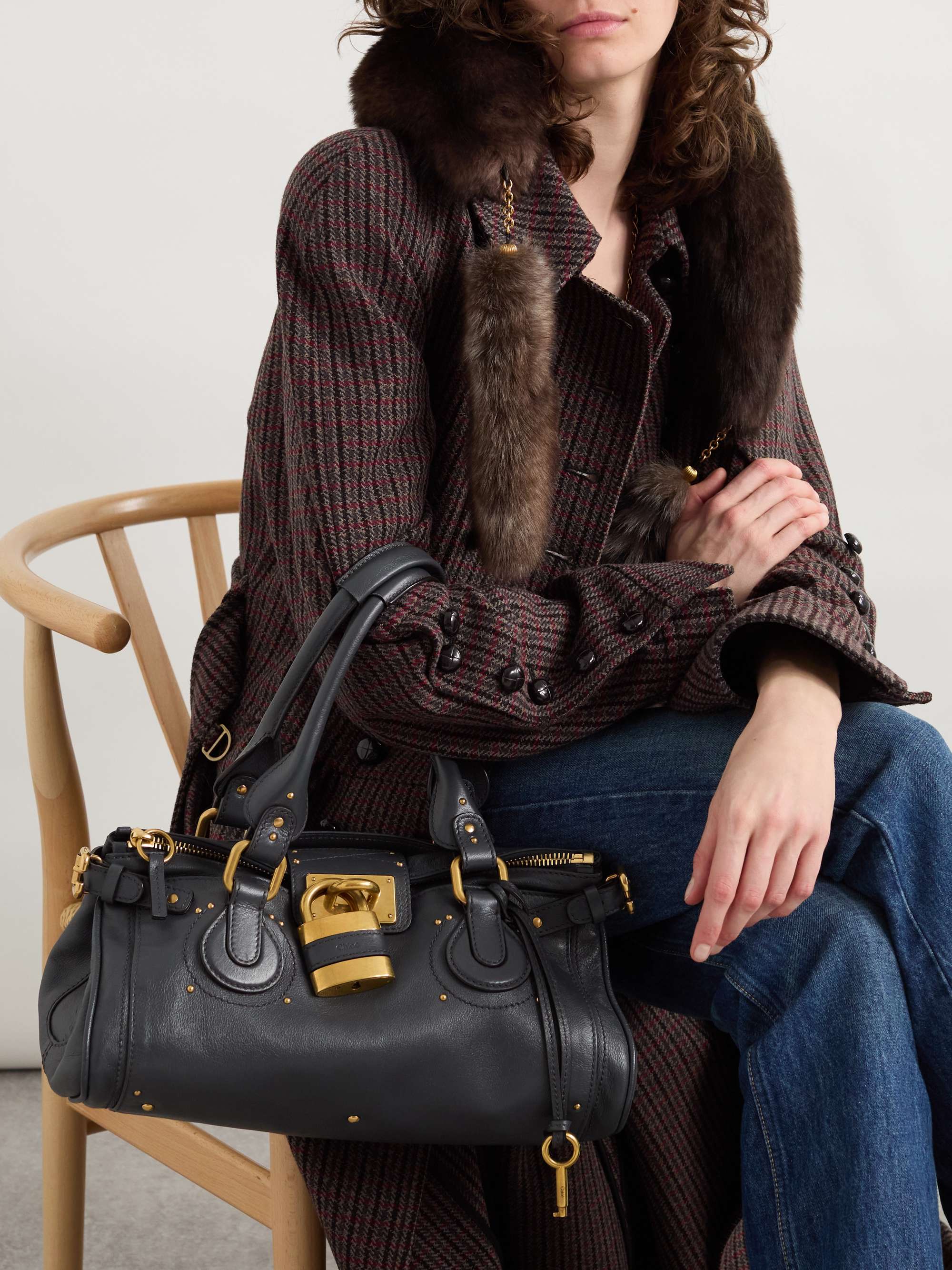 Sac porté épaule en cuir à ornements Paddington CHLOÉ pour femme