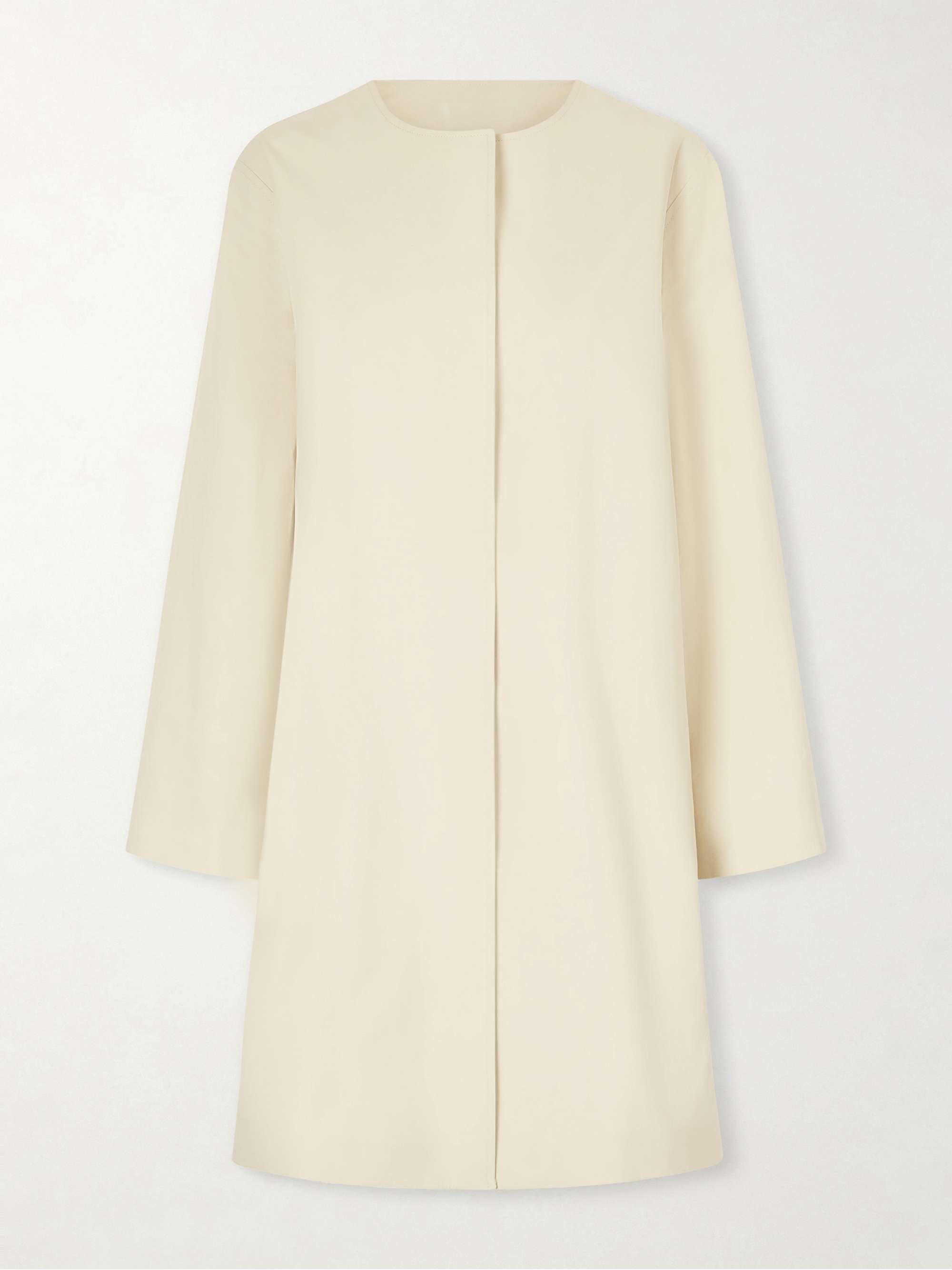 LOULOU DE SAISON Merill cotton-gabardine coat | NET-A-PORTER