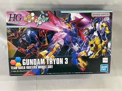 買取】1/144 HGBF ガンダムトライオン3 フルカラーメッキVer. ガンダム