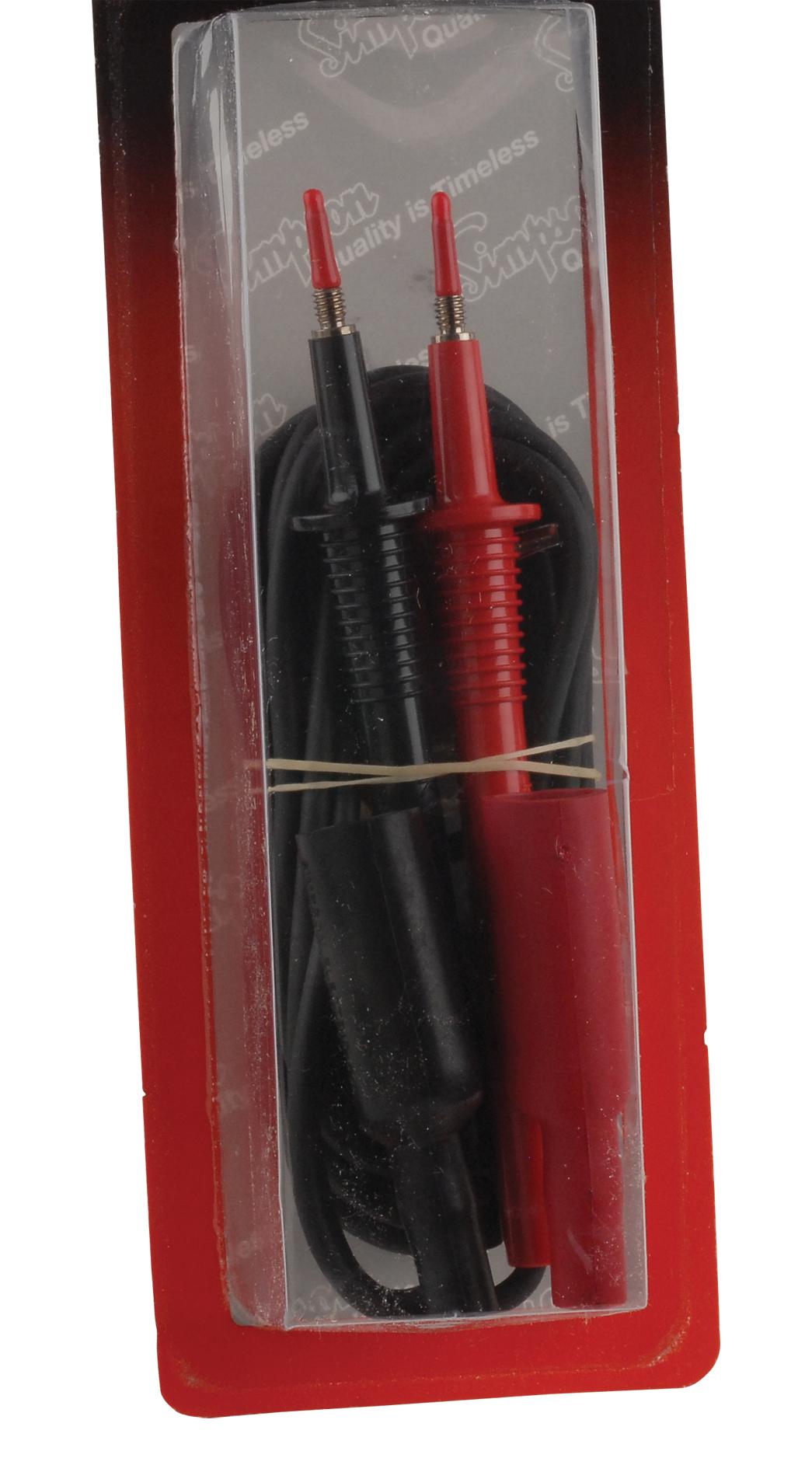 00125 SIMPSON, Probe Lead Kit, Screw On Alligator Clips, Threaded