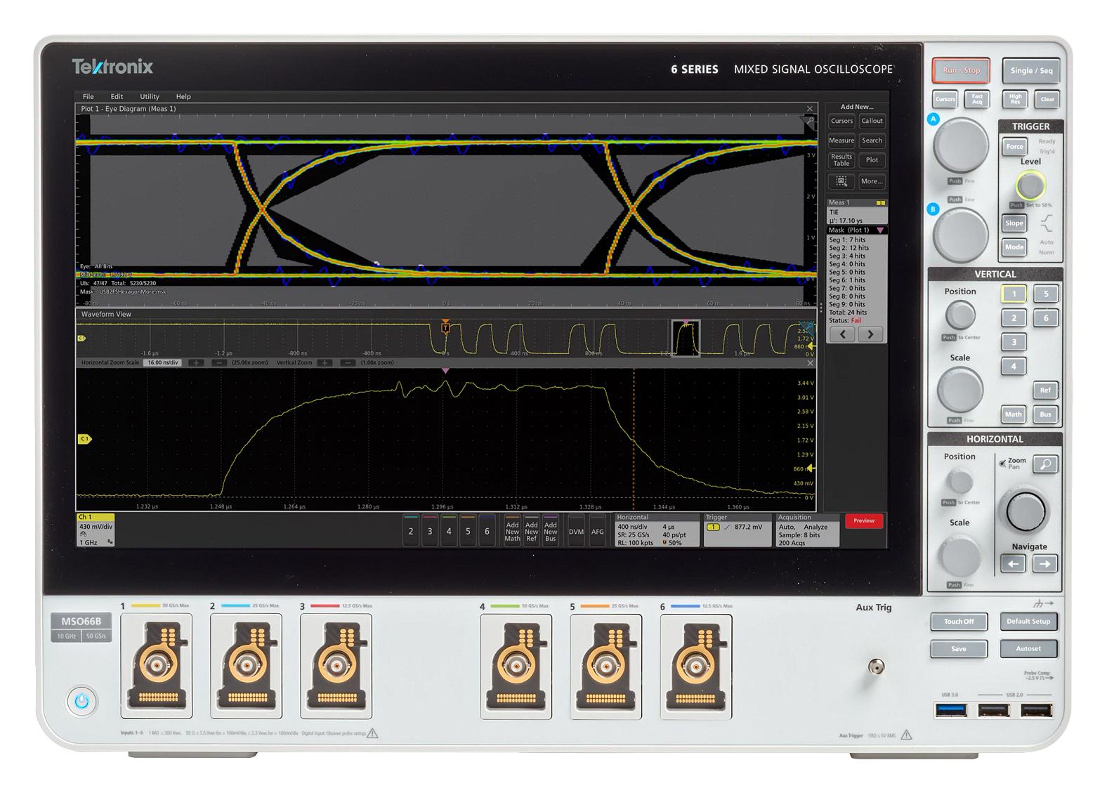 MSO66B 6-BW-1000 TEKTRONIX, MSO / MDO Oscilloscope, 6 Series B, 6