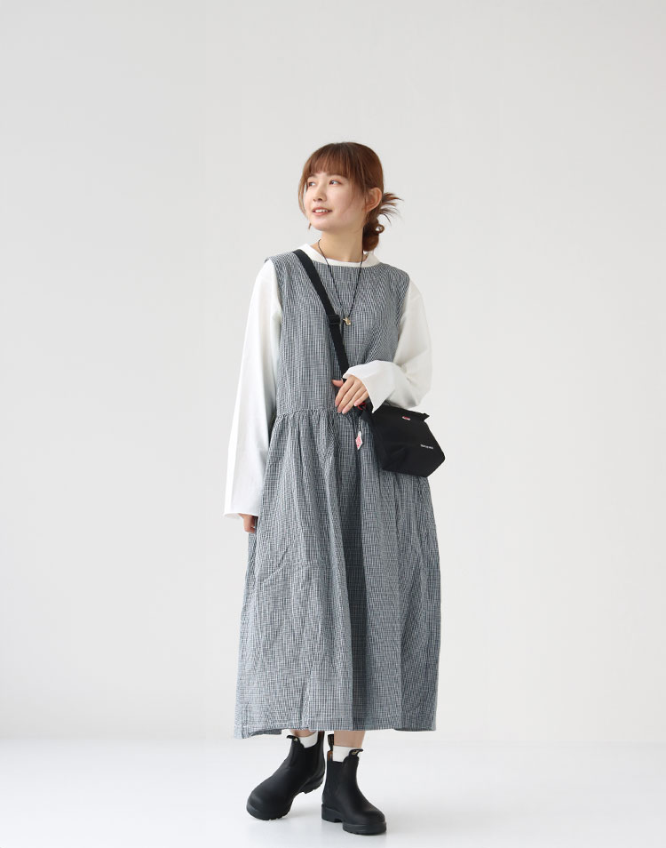 AND ROMEO ギンガムチェック ノースリーブワンピース 2color】ギンガムチェックノースリーブワンピース | jbgcompany