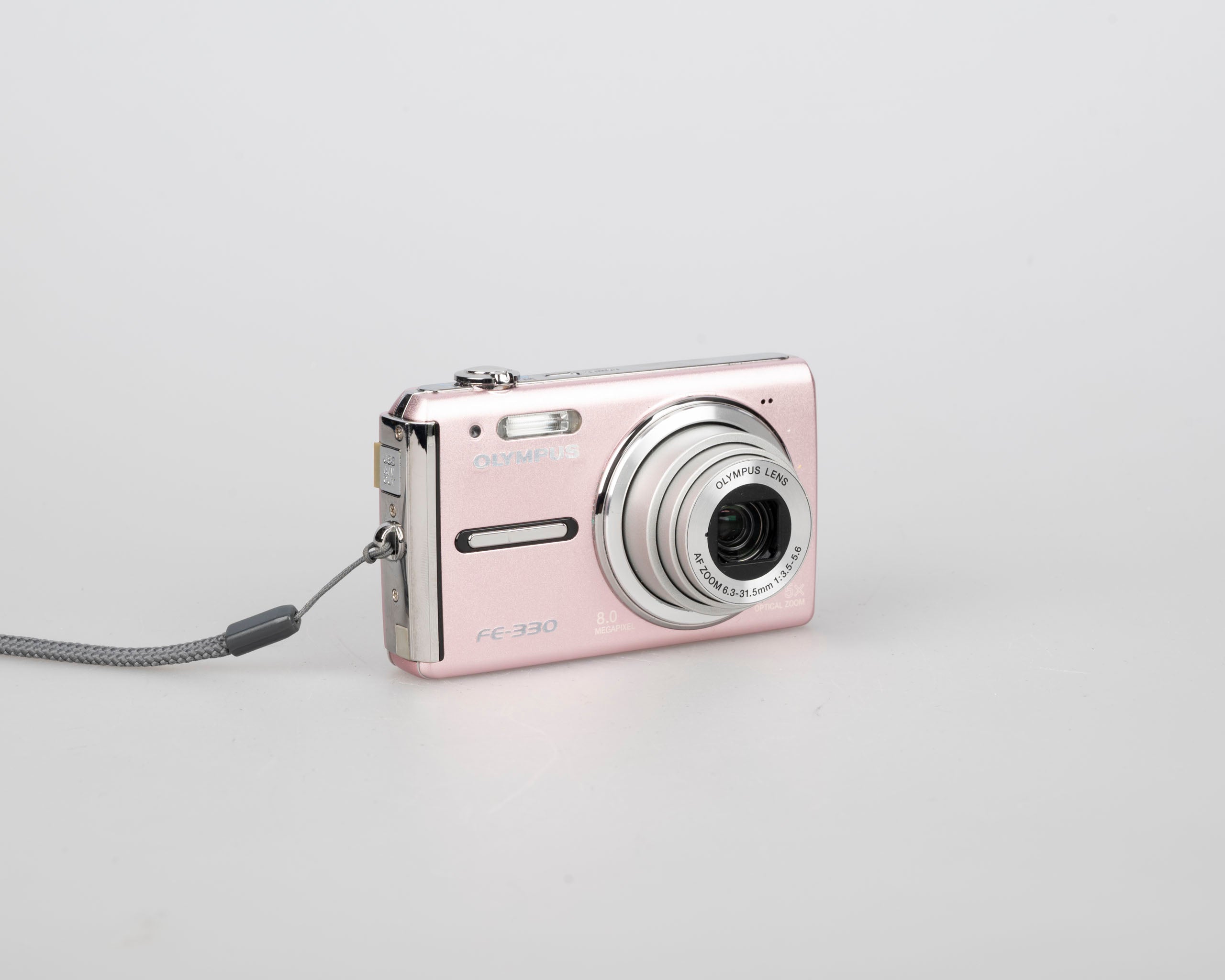 Olympus FE-330 8MP CCD sensor digicam w/ charger + battery + 2GB