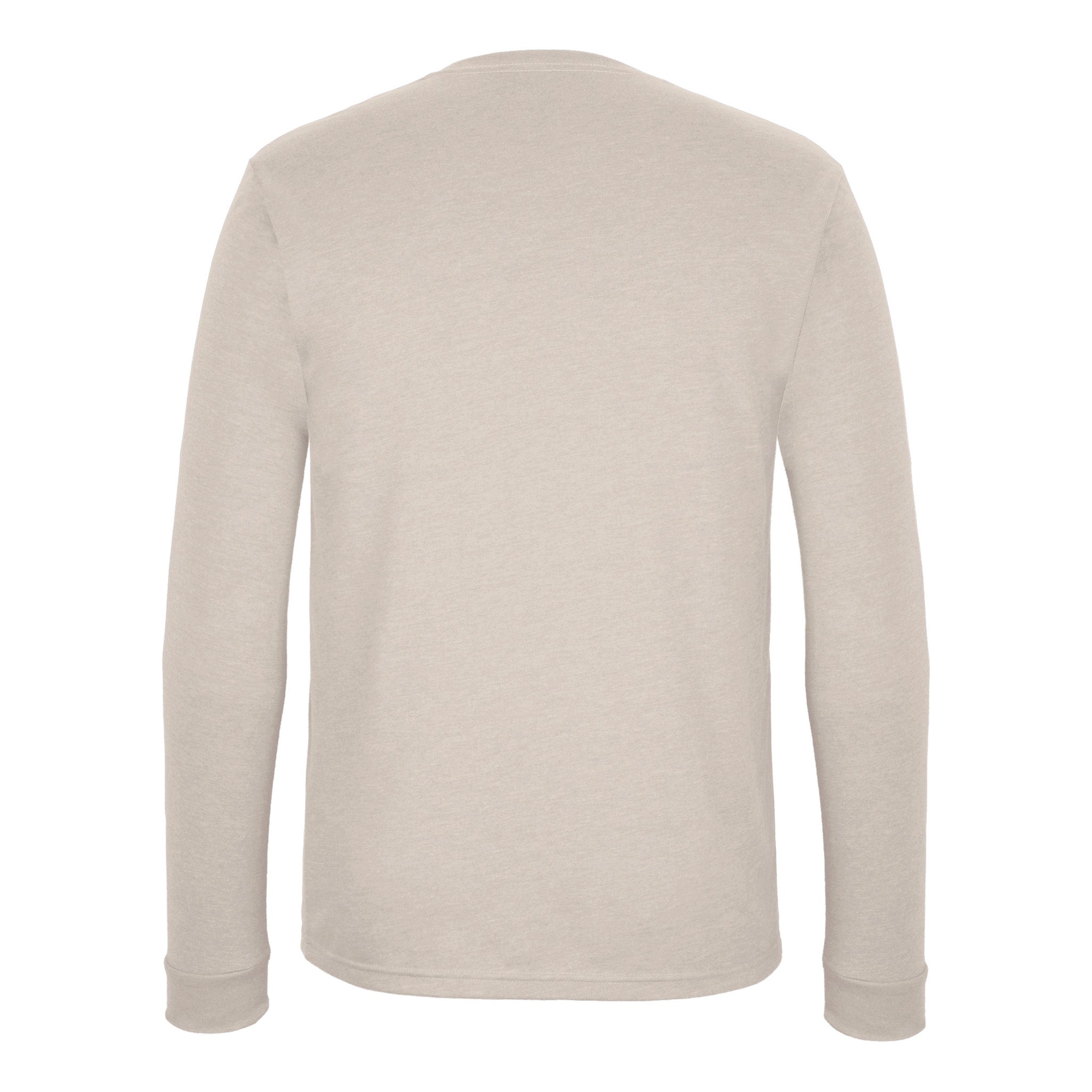 Unisex CVC Long Sleeve T-Shirt - Sand | NLA