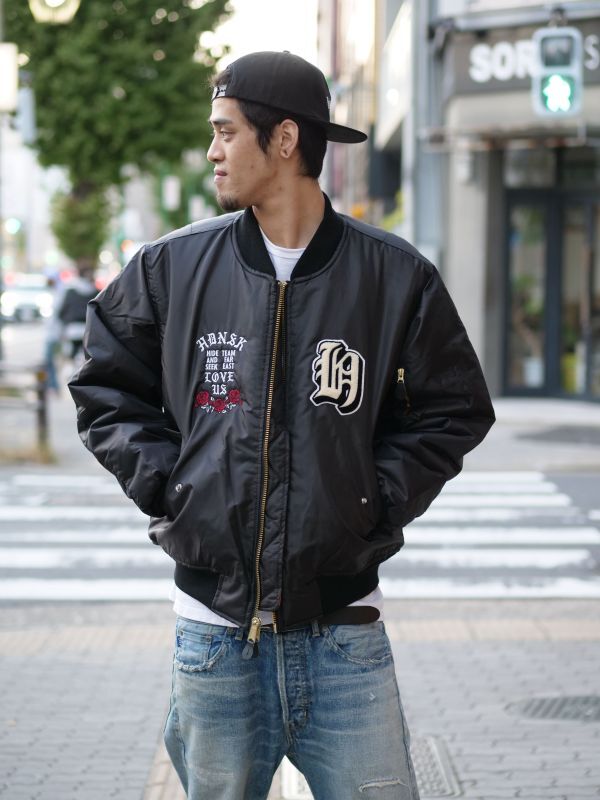 HIDEANDSEEK(ハイドアンドシーク) ジャケット LOVE US Flight Jacket