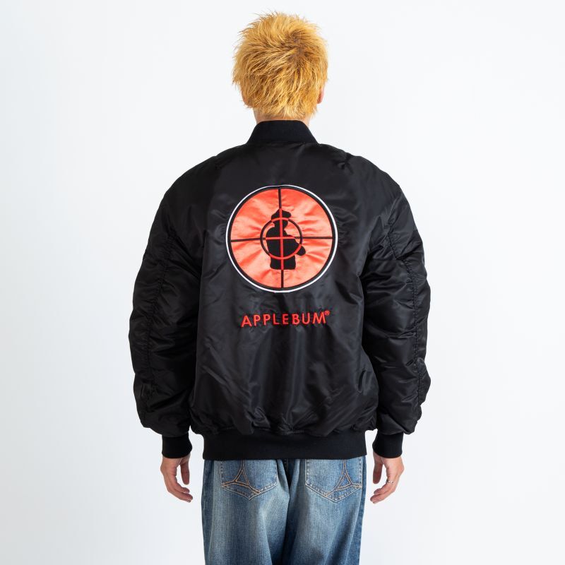 APPLEBUM(アップルバム) ジャケット ”PUBLIC ENEMY” MA-1 Jacket