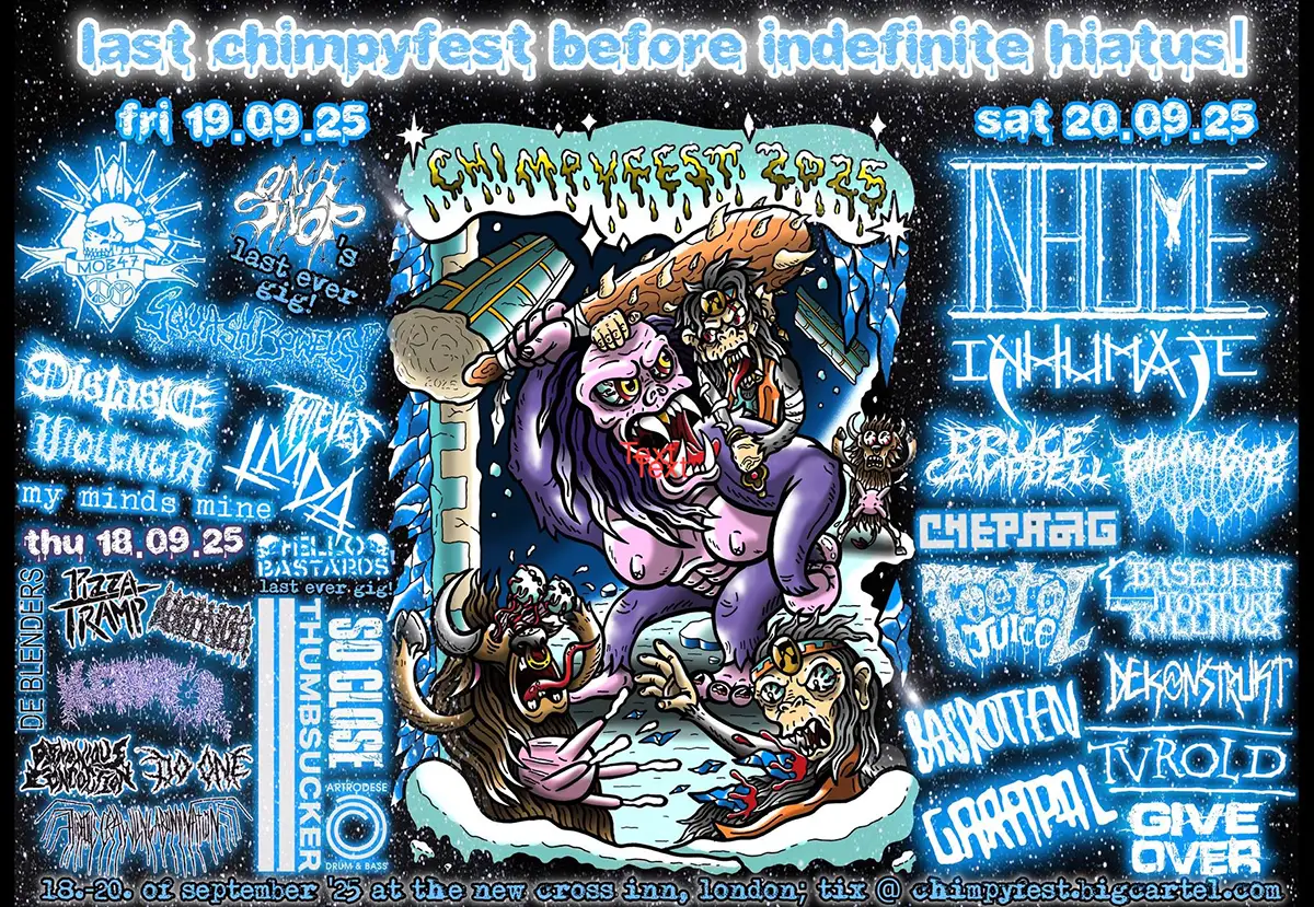 CHIMPYFEST Releases 2025 Timetable - NecroZine