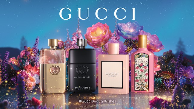 グッチ」フレグランスから、ホリデーシーズンを華やかな香りのきらめき