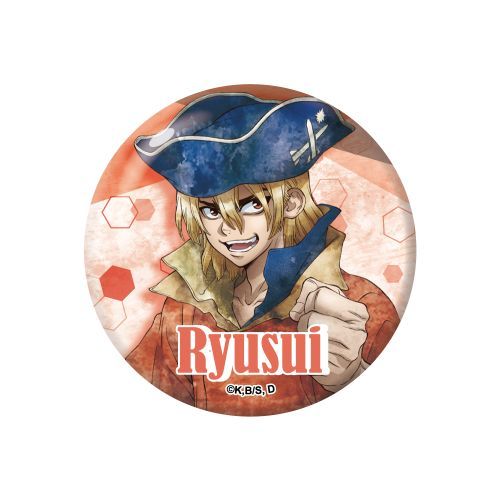 Dr.STONE 龍水 缶バッジ 109 dr.stone 渋谷109 コラボ 缶バッジ 龍水