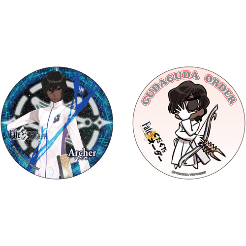 FGO カルナ アルジュナ スクエア缶バッジ カルナ・アルジュナ スクエア