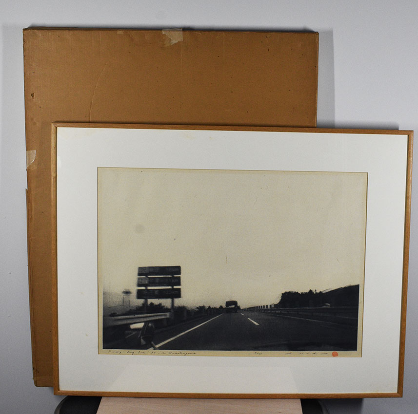 野田哲也版画額「日記 1981年8月9日、中津川」 | Natsume Books