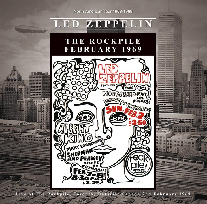 LED ZEPPELIN - THE ROCKPILE FEBRUARY 1969 (GIFT CD) - navy-blue