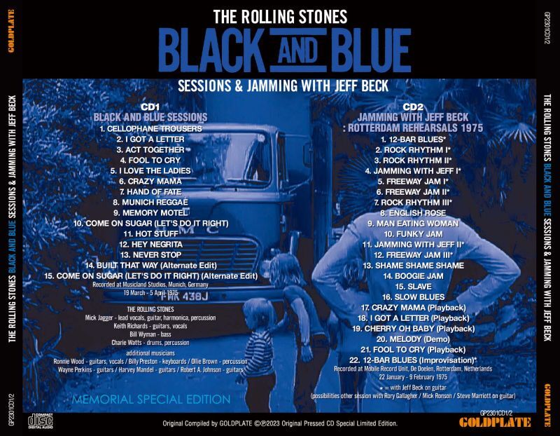 THE ROLLING STONES - BLACK AND BLUE SESSIONS & JAMMING WITH JEFF