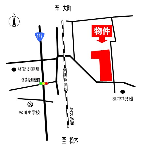 分譲地】松川村信濃松川駅東 建売分譲 全16区画 区画2 93.23坪 長野