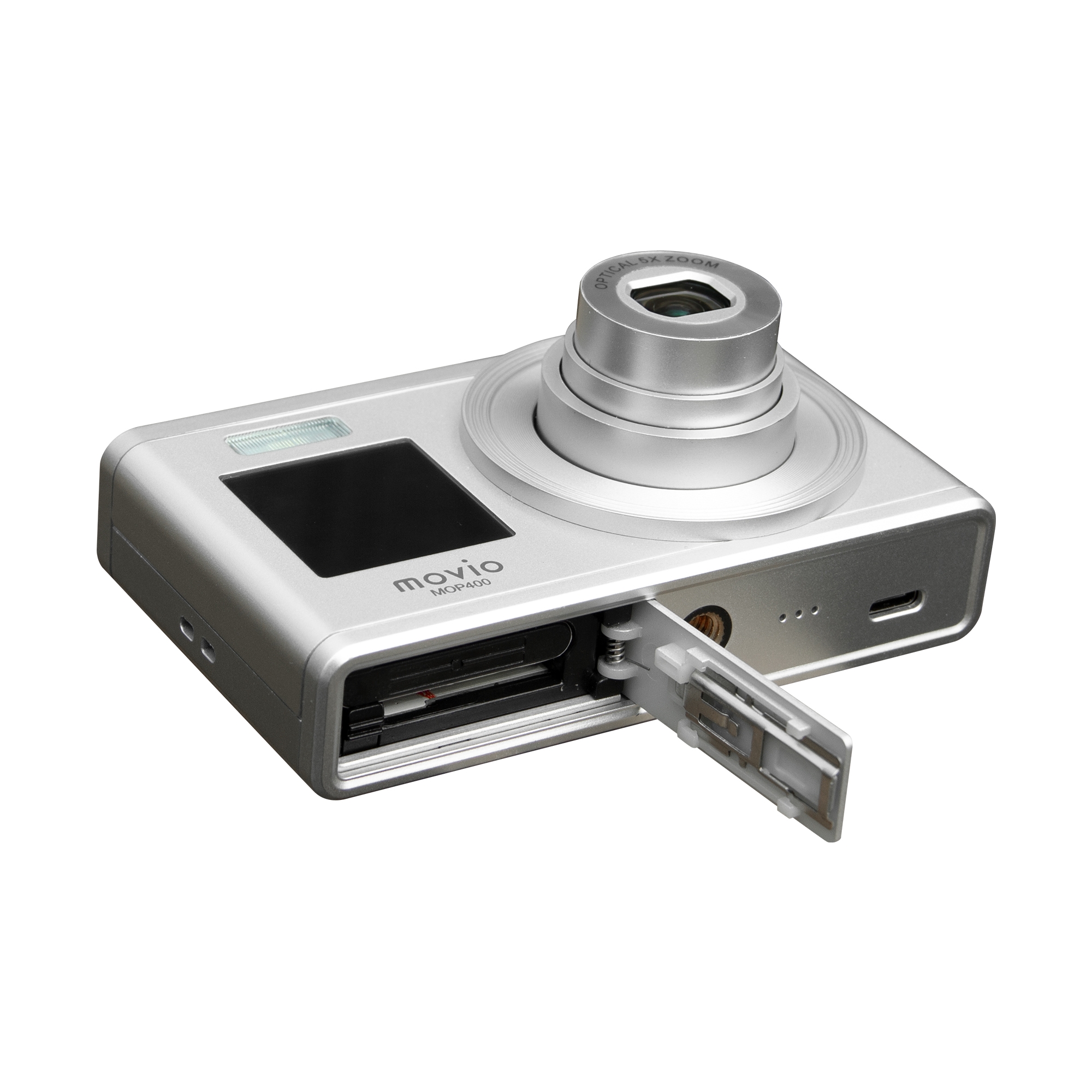 MOP400・光学ズーム5倍・オートフォーカス等、充実した機能を搭載