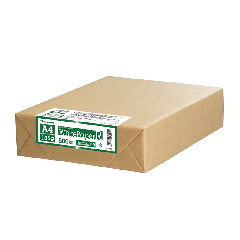 ナ-RT22 ホワイトペーパーR（グリーン購入法適合） A4 厚口 500枚