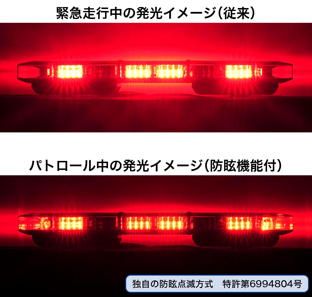 LED散光式警光灯 (赤色) - 名古屋電機工業株式会社