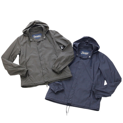 HERNO ヘルノ [春夏] フーデッド ウルトラライト ナイロン ブルゾン