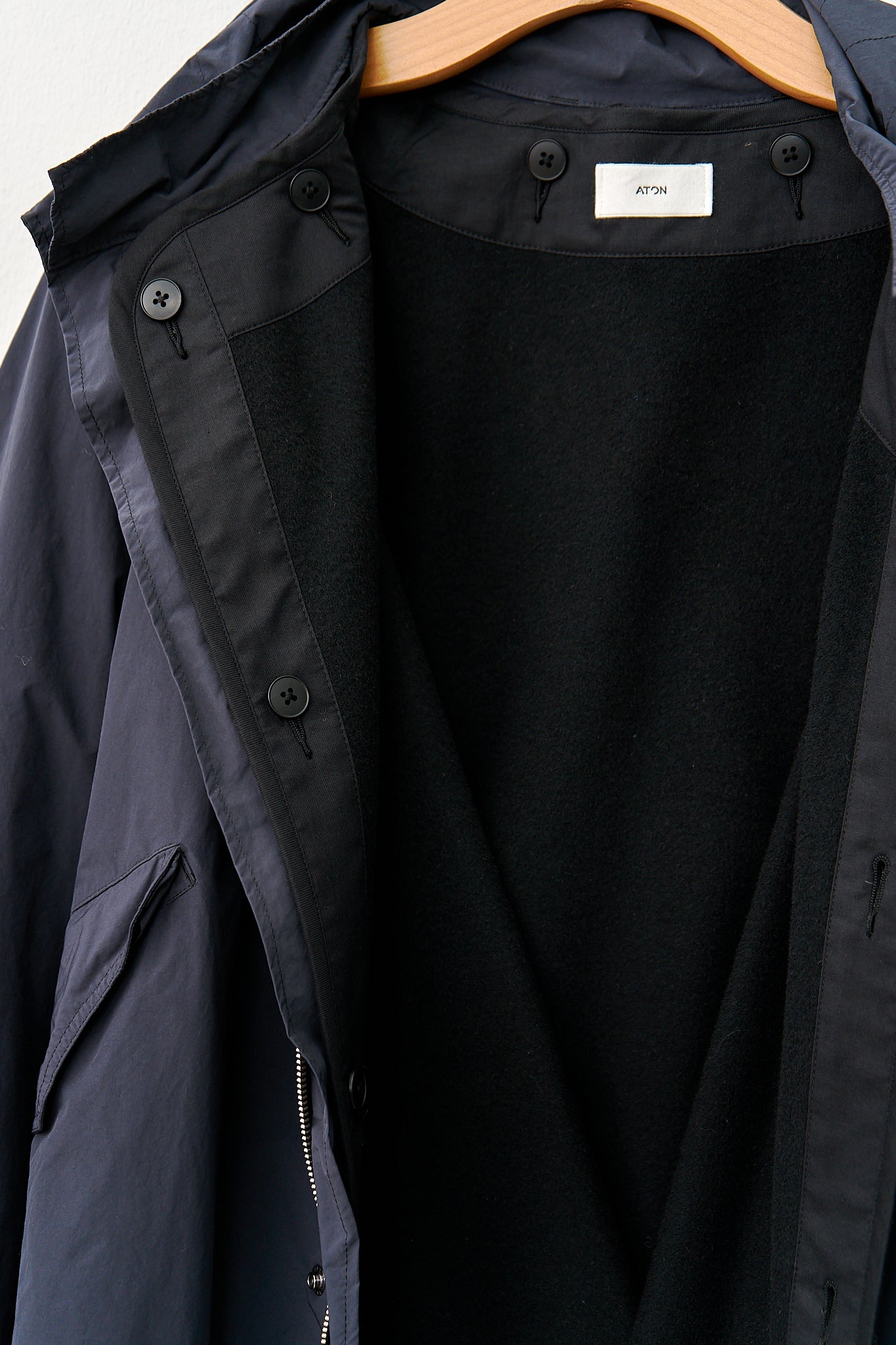 Namu Shop - Aton Air Weather Short Mods Coat - Charcoal Gray