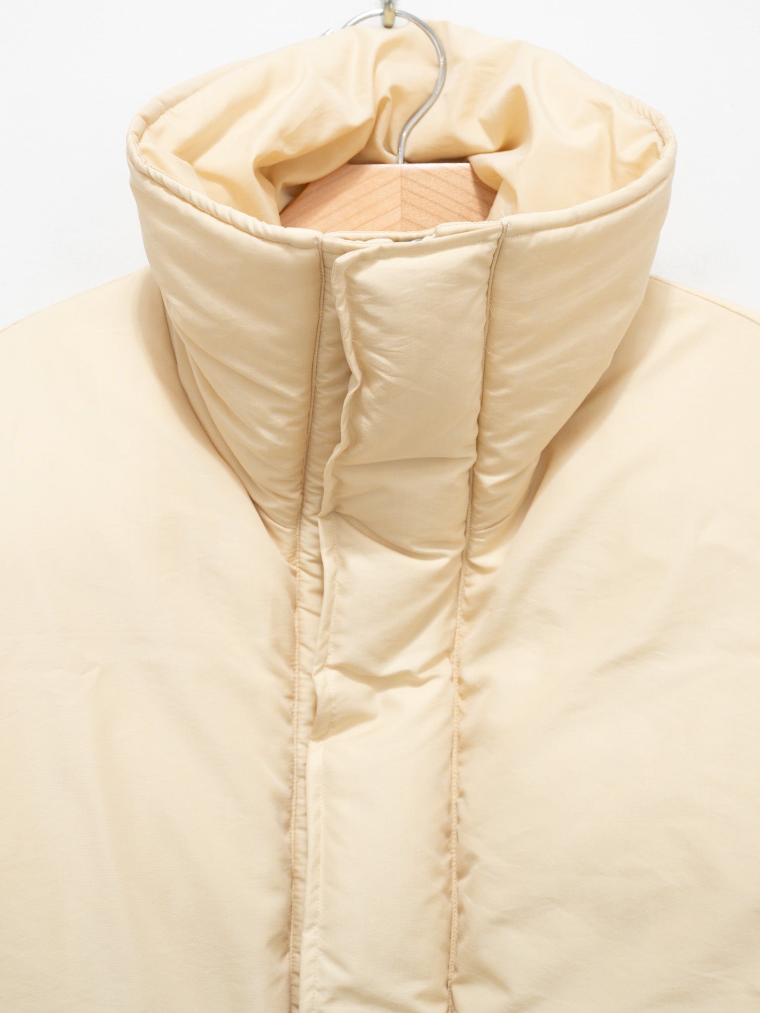 Namu Shop - Auralee Fine Polyester Chambray Down Coat - Light