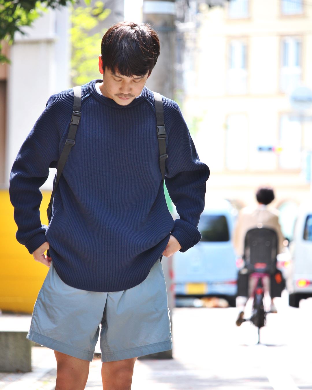 nanamica / 5G Crew Neck Sweater