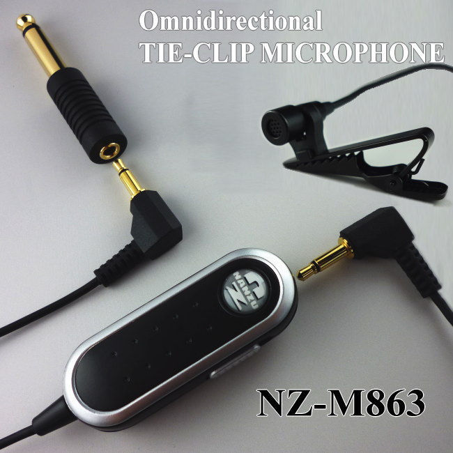 分離型タイクリップマイク NZ-M863 様々なアンプに対応します ｜ なんず
