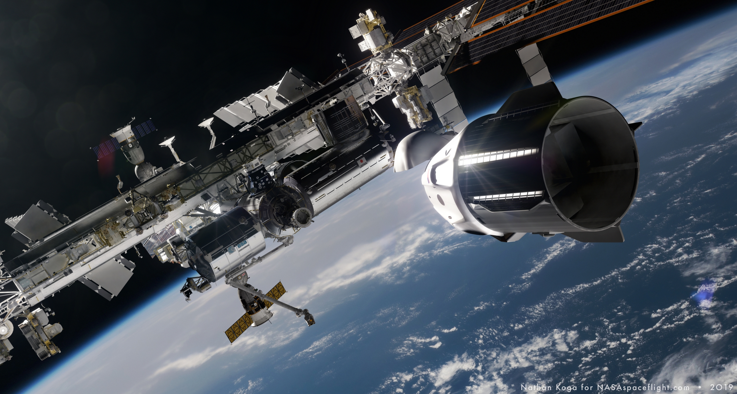 CRS-20 - Final Dragon 1 arrives at the ISS - NASASpaceFlight.com