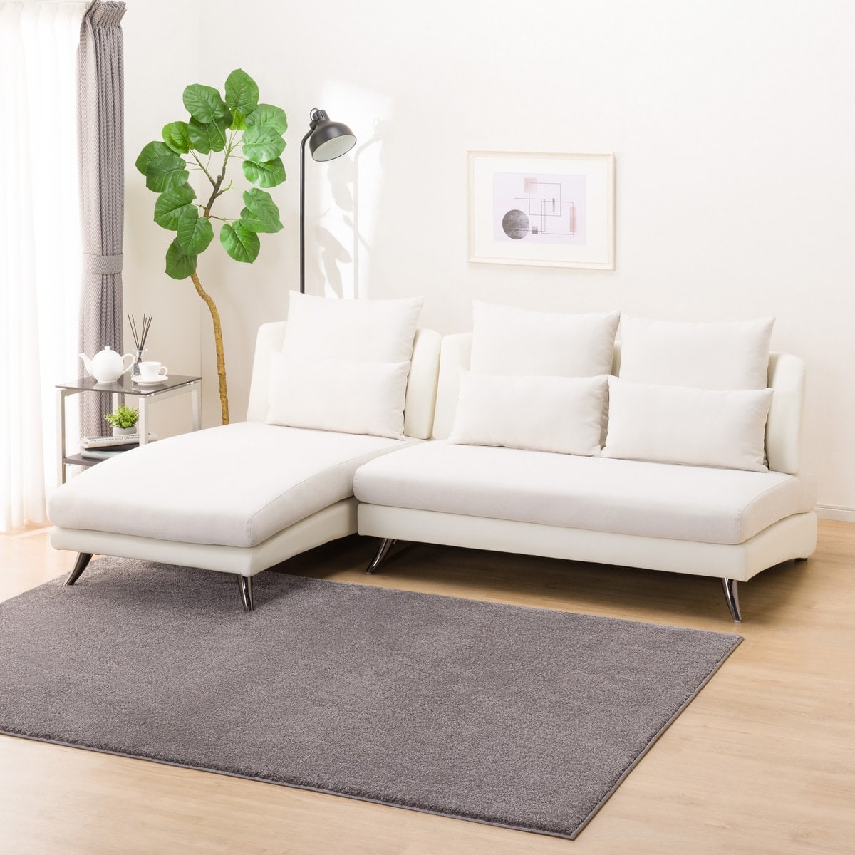 カウチソファ 布張りタイプ (ポーション2KD IV) | ニトリネット【公式