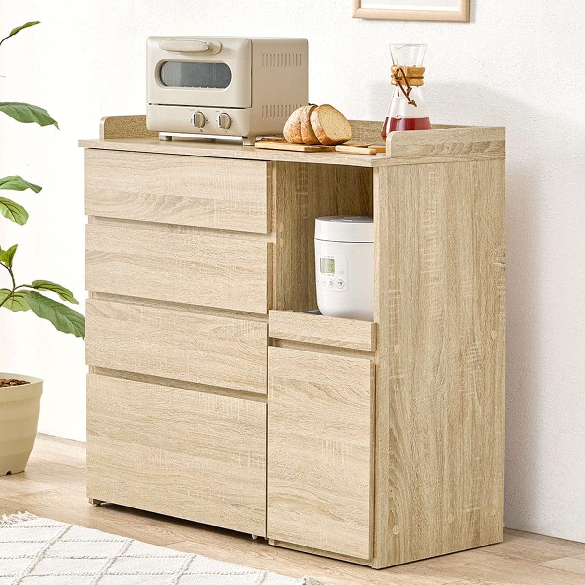 コンパクトキッチンカウンター (引き出しタイプ NA) | ニトリネット