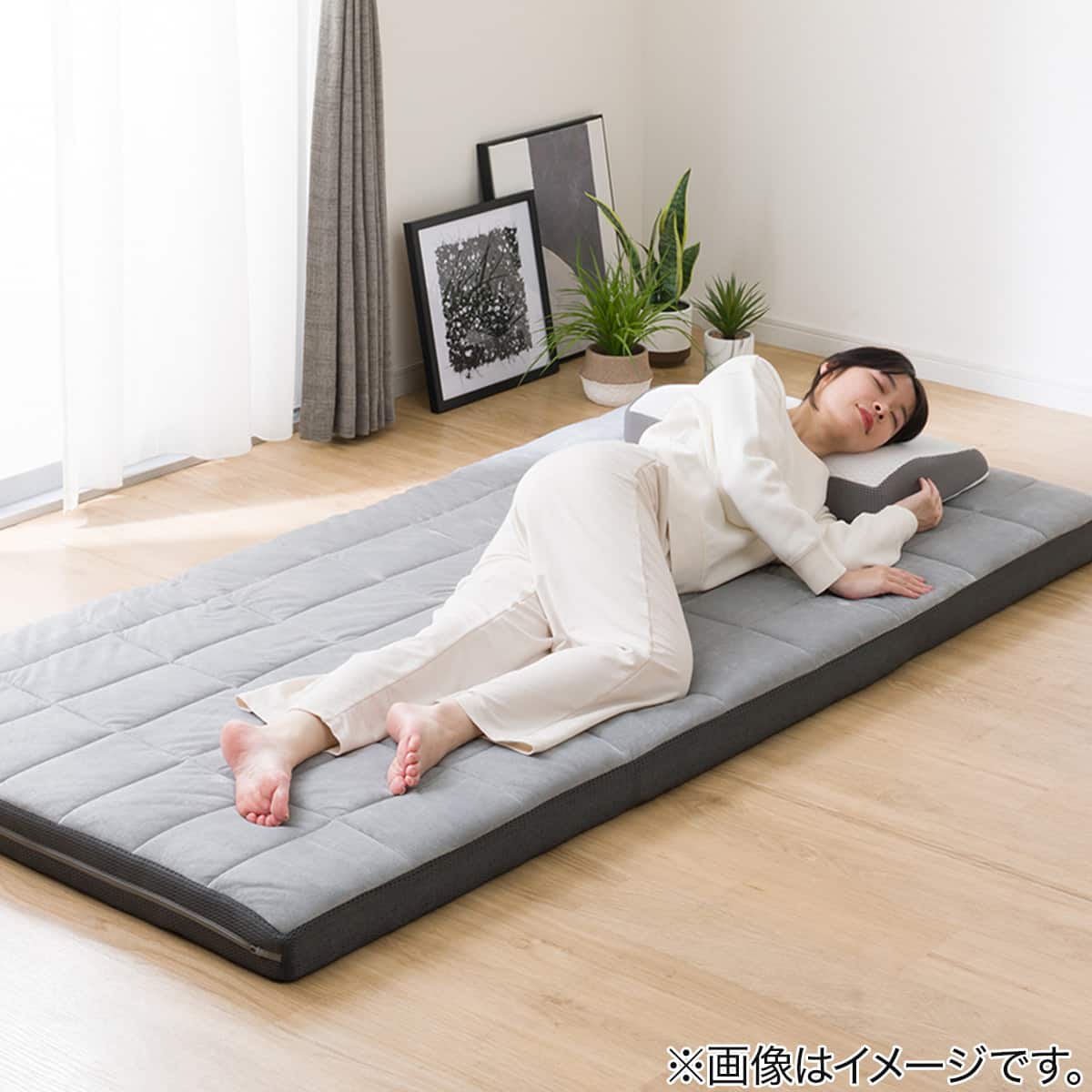 通気性の良い敷布団 シングル(Nブレス プラスエア プレミアム F2410 S