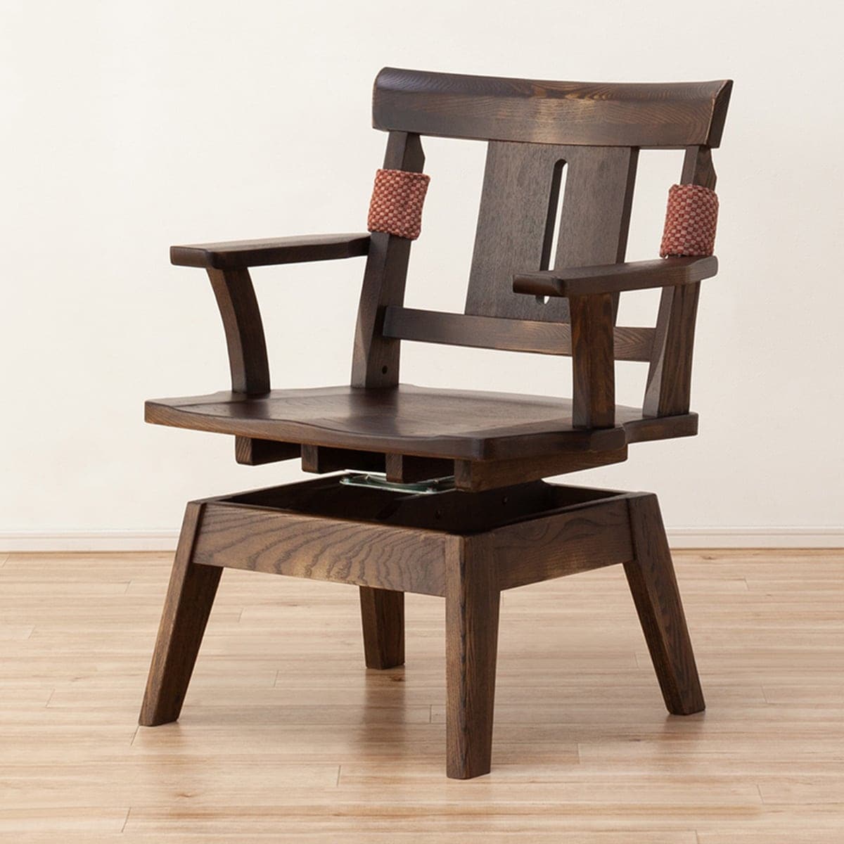 ダイニングチェア(ヤマト両肘回転 板座DBR) | ニトリネット【公式