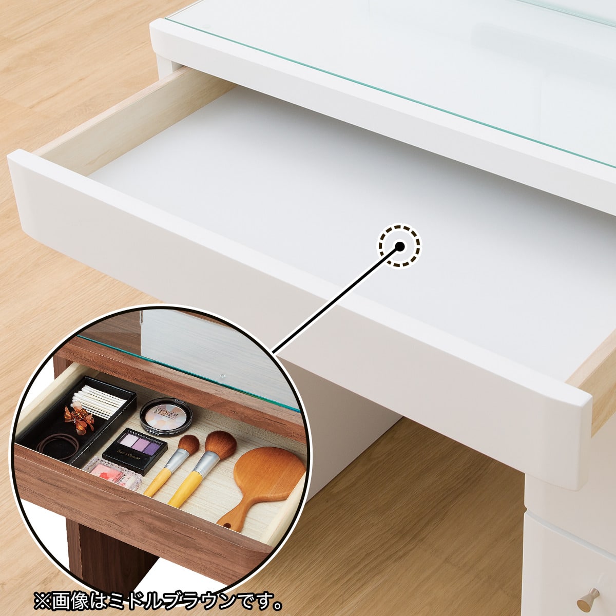 三面鏡ドレッサー(DR2 WH) | ニトリネット【公式】 家具・インテリア通販