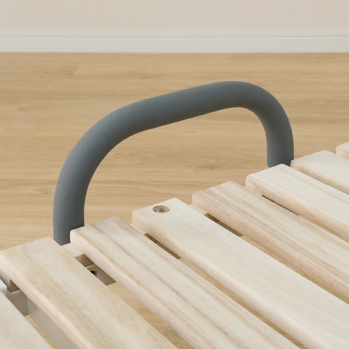 シングル 折りたたみ桐すのこパイプベッド(BLNC) | ニトリネット【公式