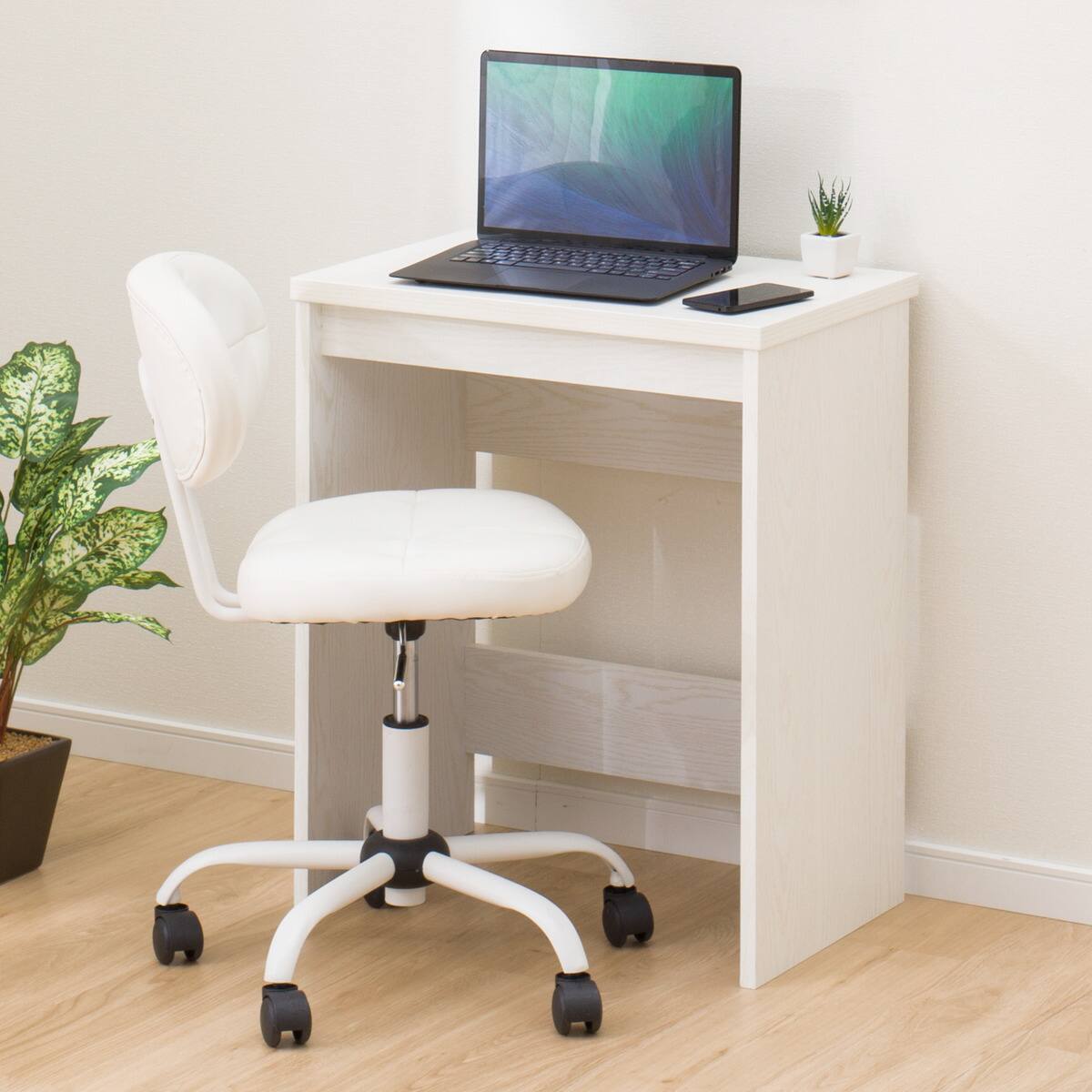 ニトリ スリムデスク(サラ 60 WH) - 通販 | 家具とインテリアの通販