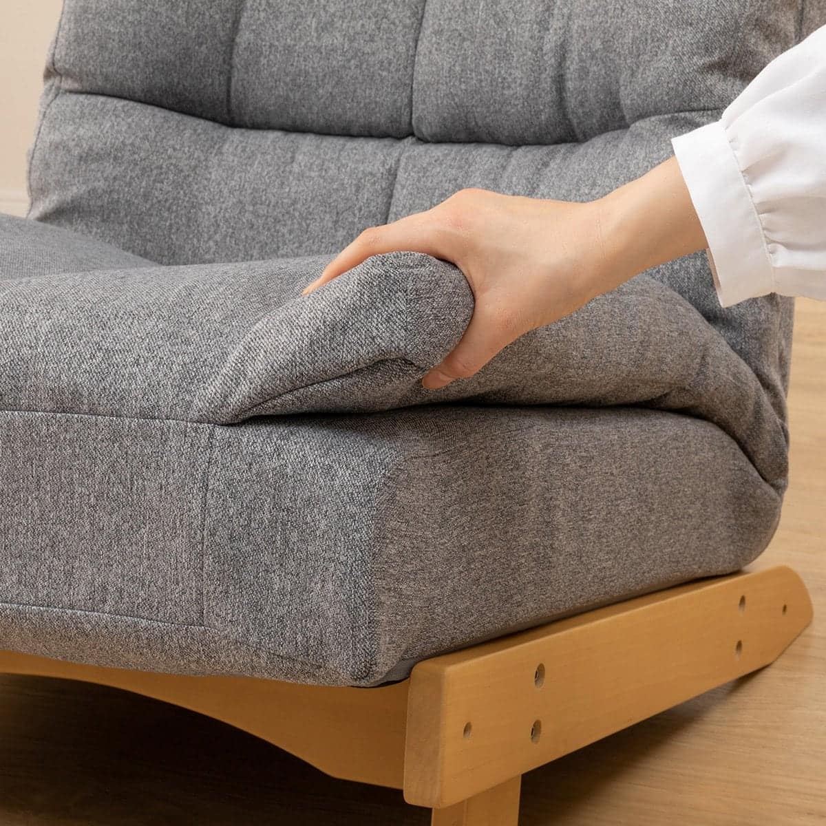 リクライナーソファ(KJ-1 GY/NA 右レバー) | ニトリネット【公式