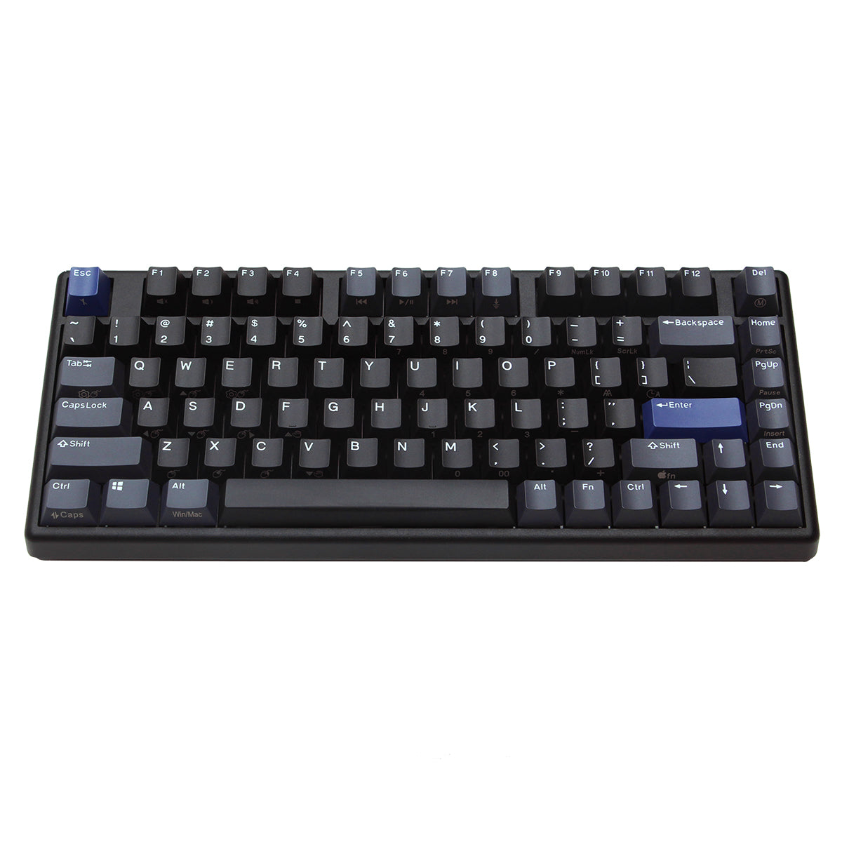 NiZ Micro82 静電容量無接点ワイヤレスキーボード 黒い