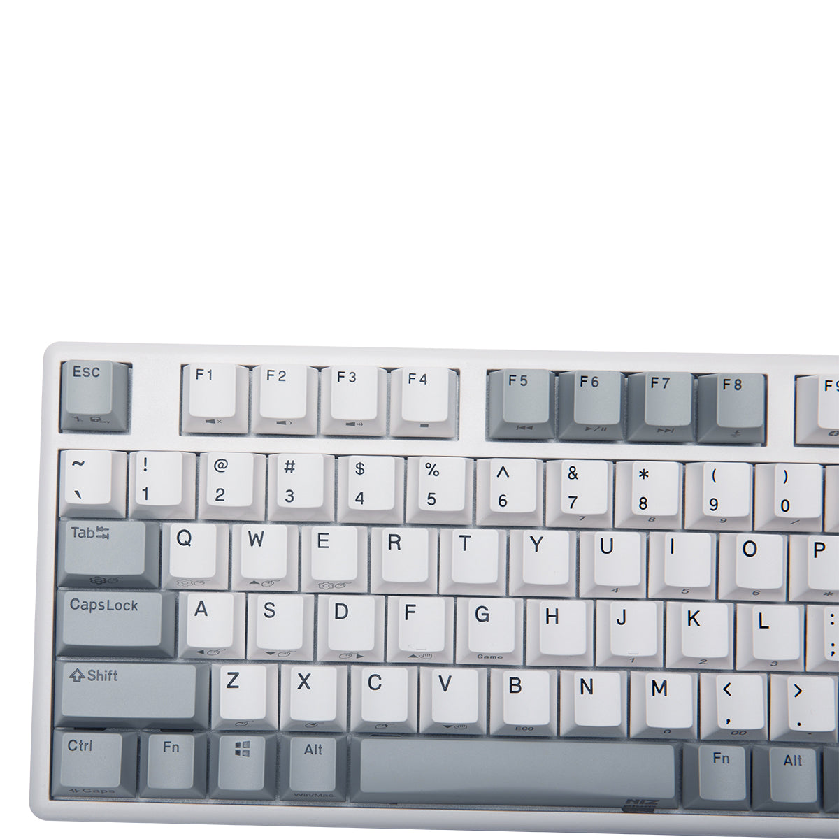 NiZ Micro84 静電容量無接点キーボード 有線・無線 白い