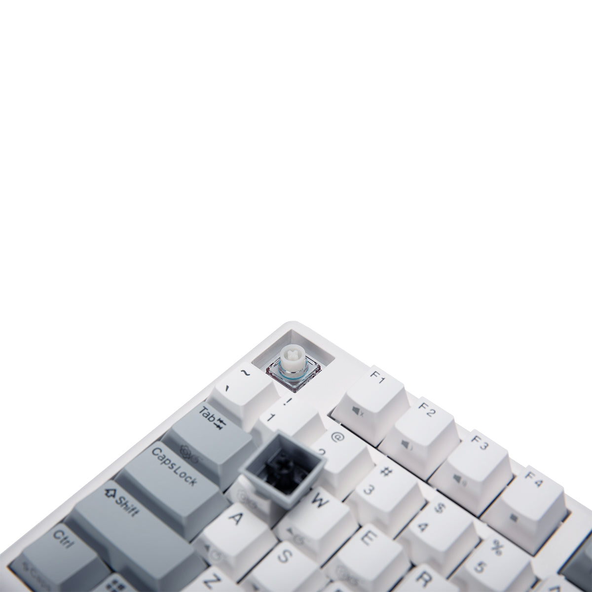 NiZ Micro82 静電容量無接点キーボード 有線・無線 白い