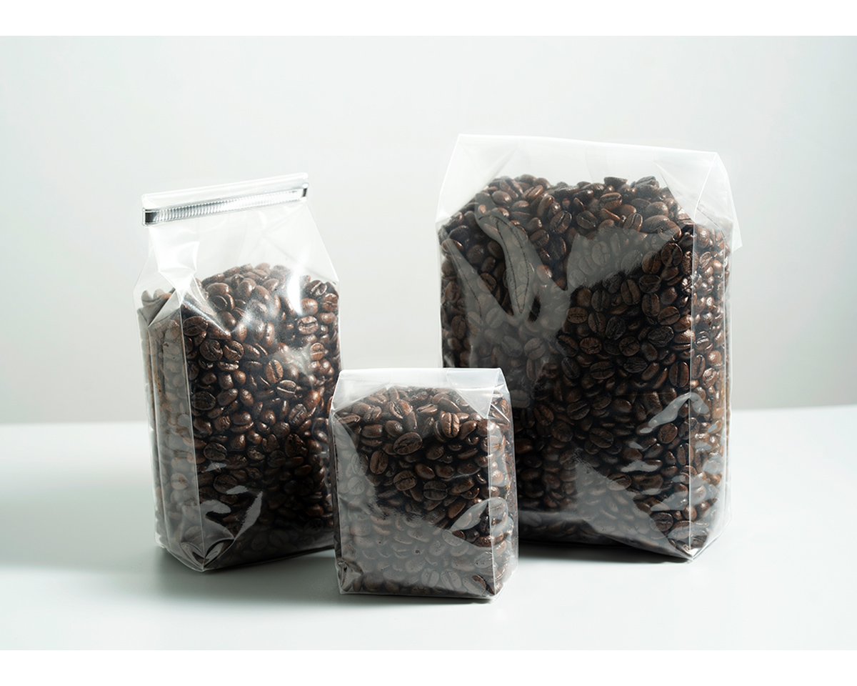 真空透明バイオマスGZ袋 500g｜ニコノスオンラインストア-コーヒー袋と