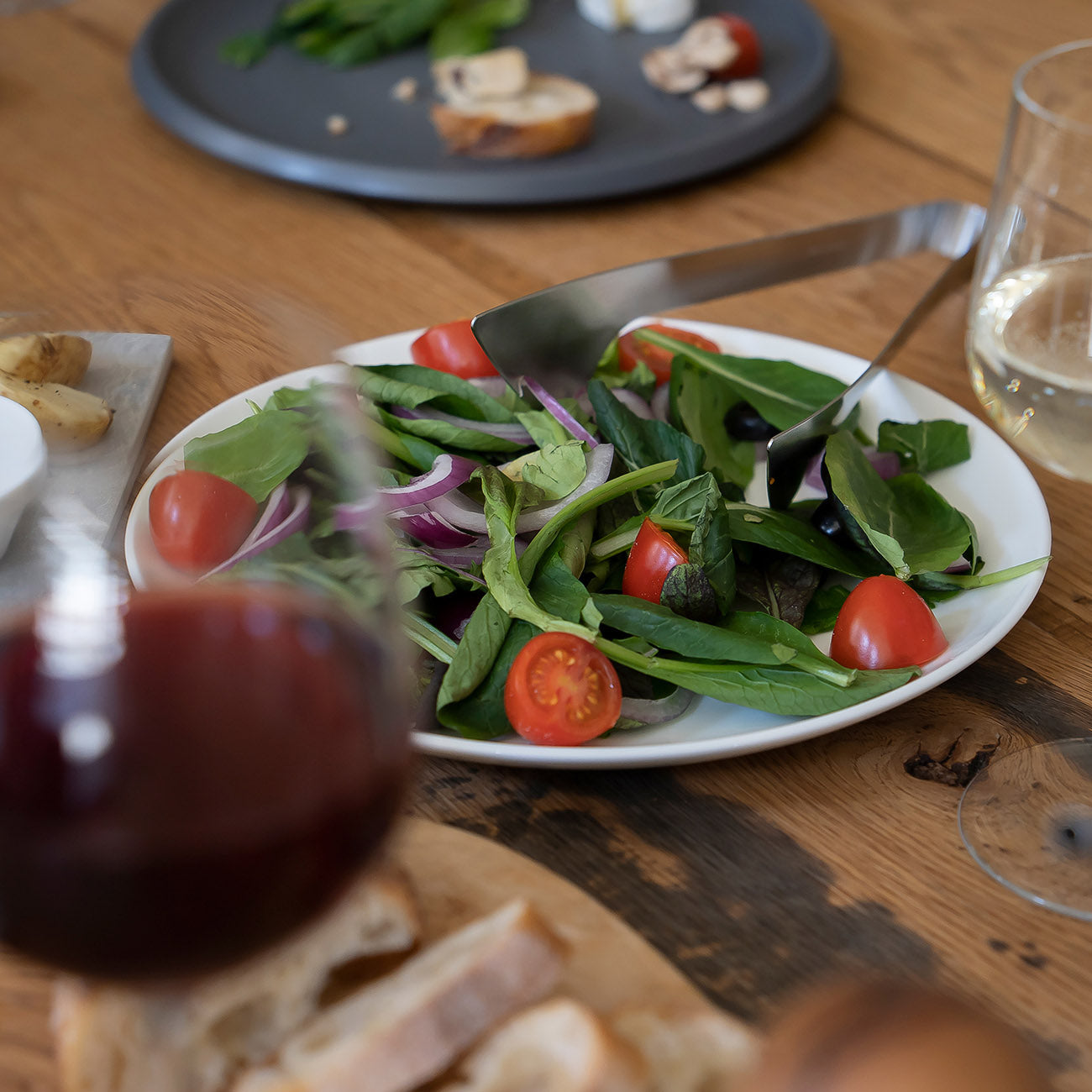 23cmプレート｜柳宗理ボーンチャイナシリーズ｜柳宗理｜白いカフェ食器